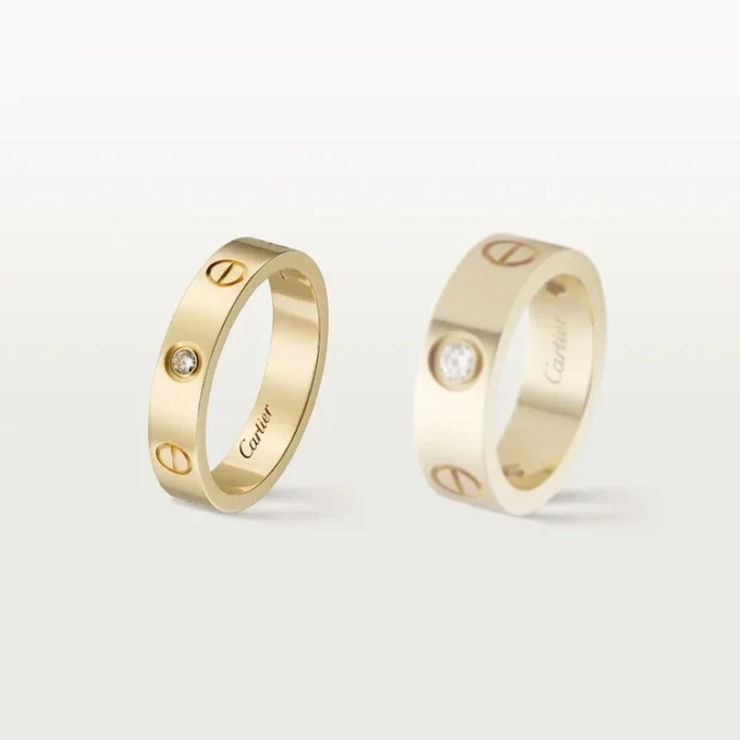 Alliance Love, 1 diamant – Or jaune, Diamant – Cartier
