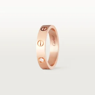 Alliance Love, 1 diamant – Or rose, diamant – Cartier