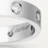 Alliance Love, 8 diamants – Or blanc, diamants – Cartier