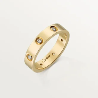 Alliance Love, 8 diamants – Or jaune, diamants – Cartier