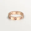 Alliance Love, 8 diamants – Or rose, diamants – Cartier