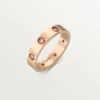 Alliance Love, 8 diamants – Or rose, diamants – Cartier