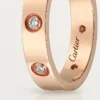 Alliance Love, 8 diamants – Or rose, diamants – Cartier