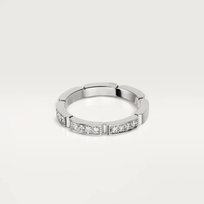 Alliance Maillon Panthère – Or blanc, diamants – Cartier