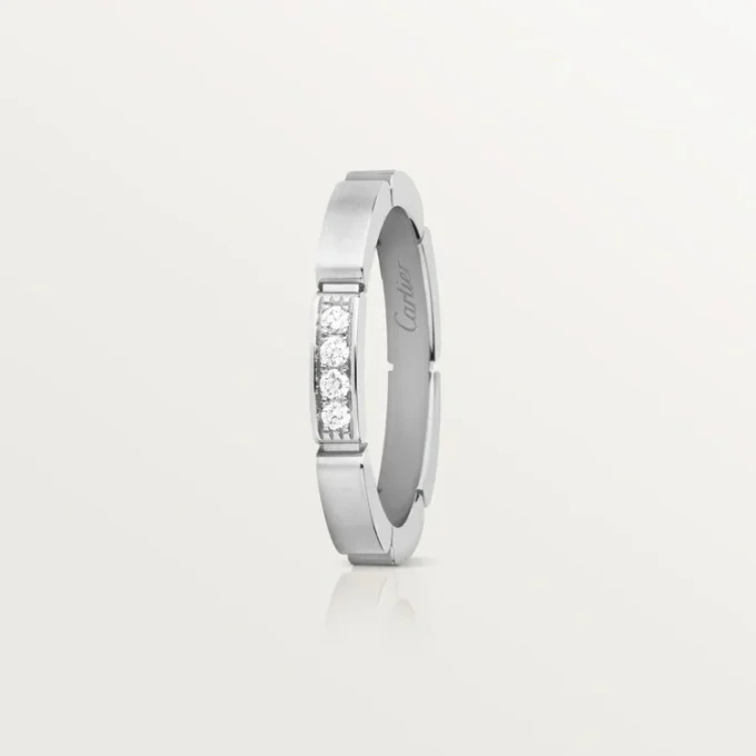 Alliance Maillon Panthère – Or blanc, diamants – Cartier