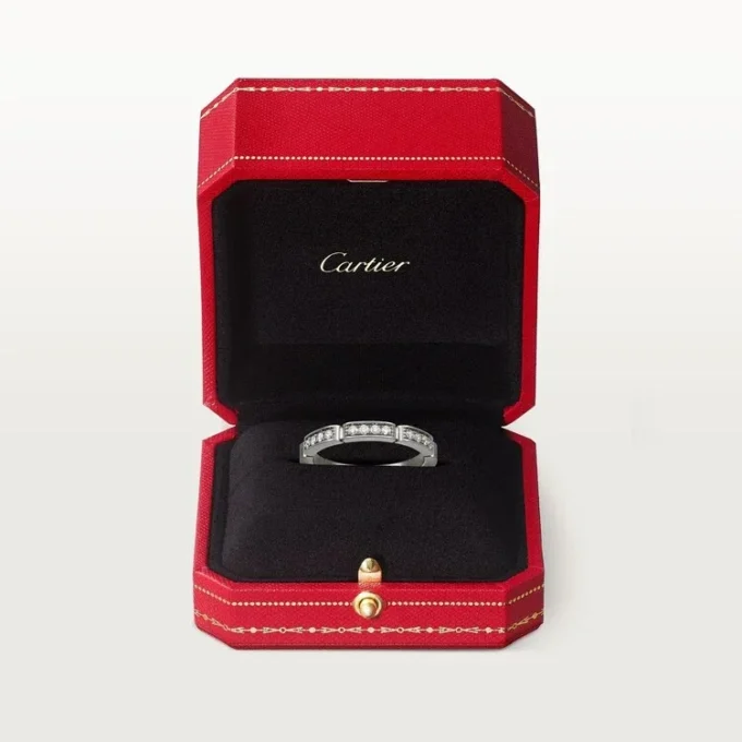Alliance Maillon Panthère – Or blanc, diamants – Cartier