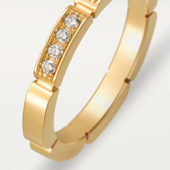 Alliance Maillon Panthère – Or jaune, diamants – Cartier