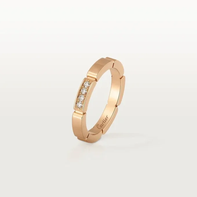 Alliance Maillon Panthère – Or rose, diamants – Cartier
