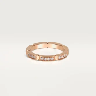Alliance Maillon Panthère – Or rose, diamants – Cartier
