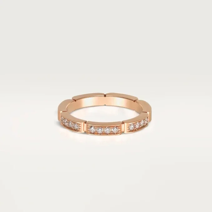Alliance Maillon Panthère – Or rose, diamants – Cartier
