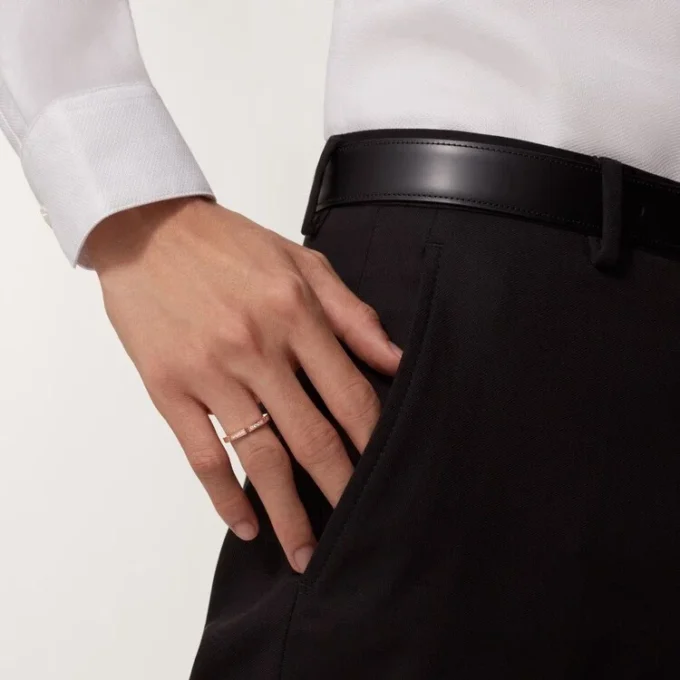 Alliance Maillon Panthère – Or rose, diamants – Cartier
