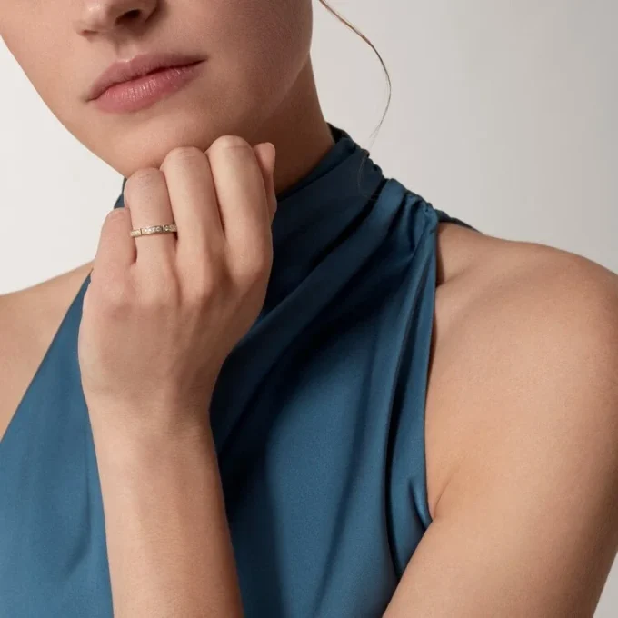 Alliance Maillon Panthère – Or rose, diamants – Cartier