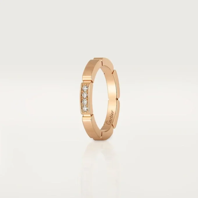 Alliance Maillon Panthère – Or rose, diamants – Cartier