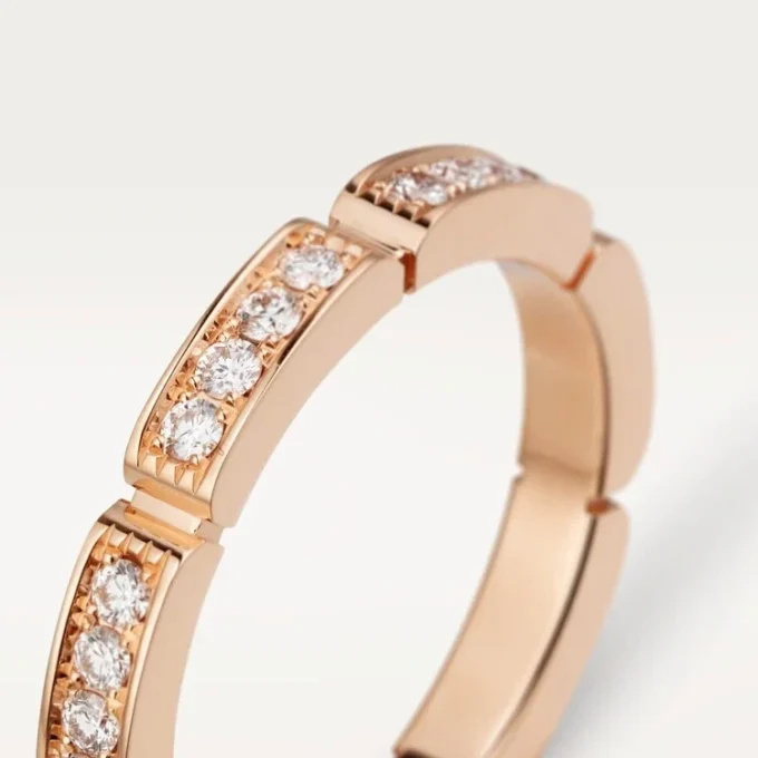 Alliance Maillon Panthère – Or rose, diamants – Cartier