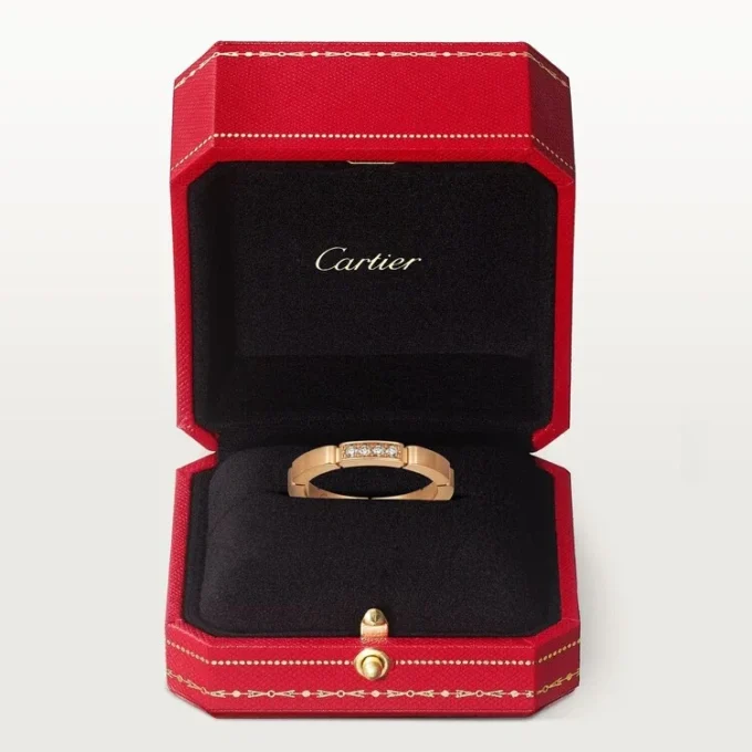 Alliance Maillon Panthère – Or rose, diamants – Cartier