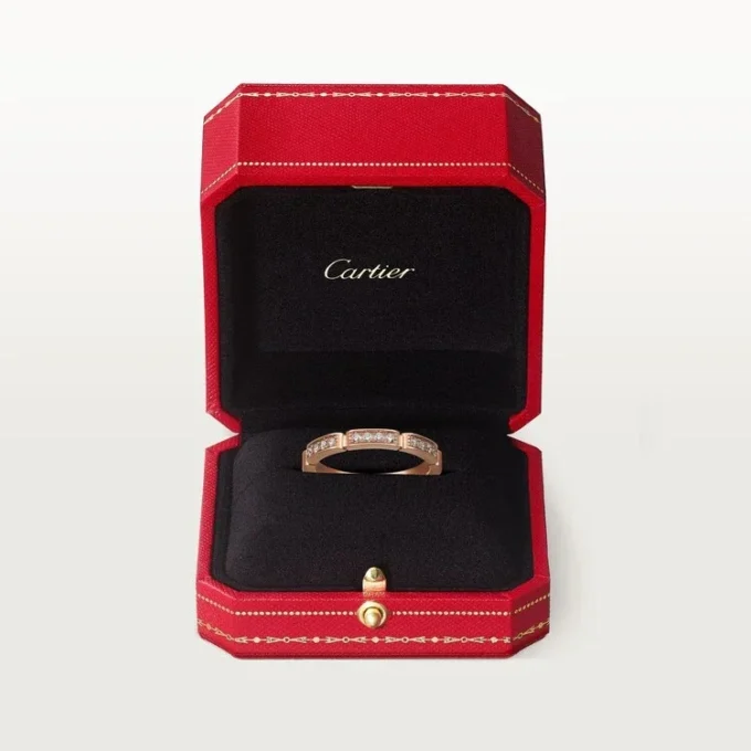 Alliance Maillon Panthère – Or rose, diamants – Cartier