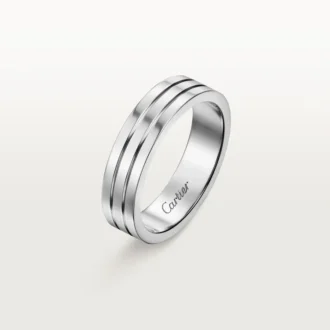 Alliance Trinity – Or blanc – Cartier
