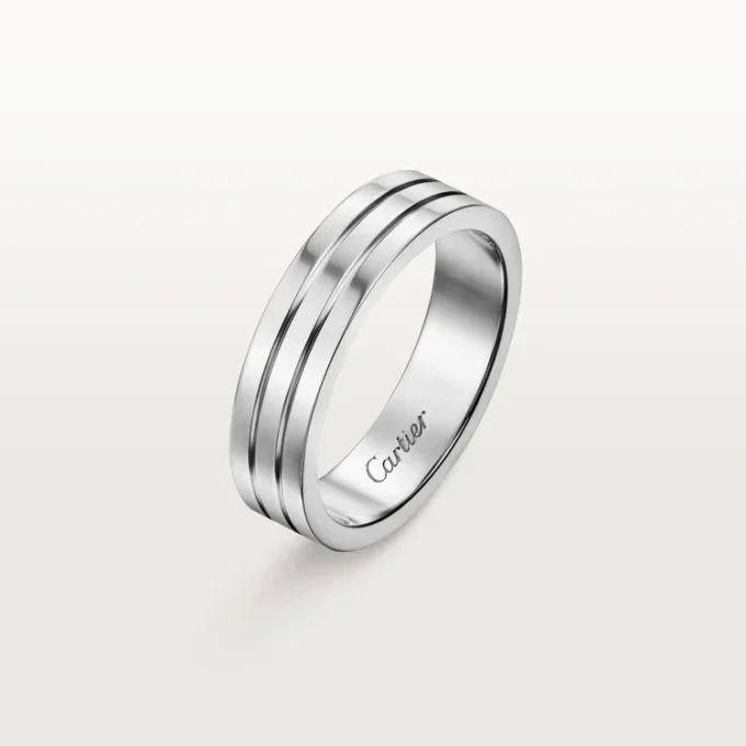 Alliance Trinity – Or blanc – Cartier
