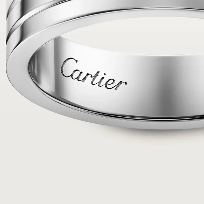 Alliance Trinity – Or blanc – Cartier