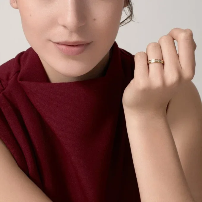 Alliance Trinity – Or blanc, or jaune, or rose, diamants – Cartier