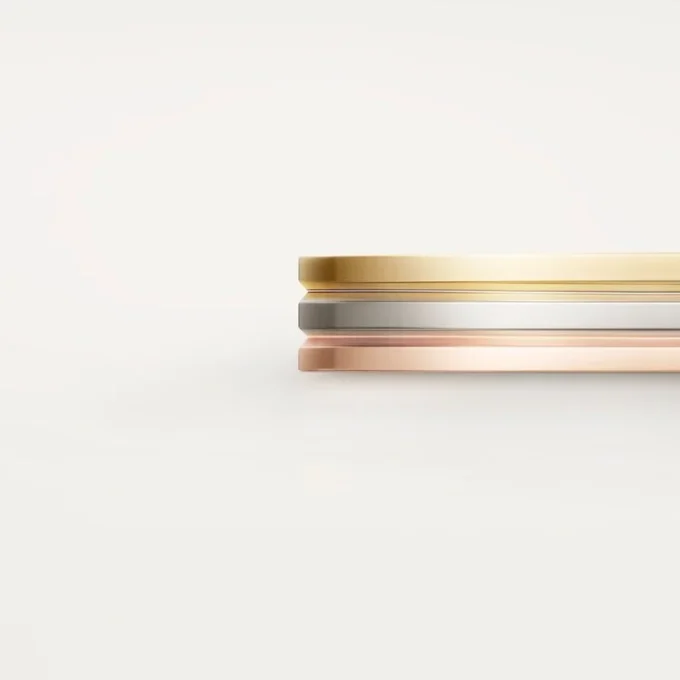 Alliance Trinity – Or blanc, or rose, or jaune – Cartier