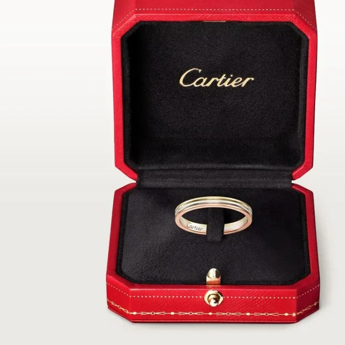 Alliance Trinity – Or blanc, or rose, or jaune – Cartier