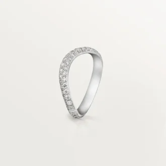 Alliance Trinity Ruban – Platine, diamant – Cartier