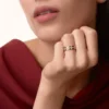 Alliance Vendôme Louis Cartier, largeur 4,8 mm, pavée