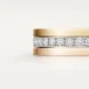 Alliance Vendôme Louis Cartier, largeur 4,8 mm, pavée