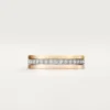 Alliance Vendôme Louis Cartier, largeur 4,8 mm, pavée