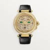 Autres montres-bijoux Panthere – 41 mm, mouvement mécanique à remontage manuel, or jaune 18 carats, diamants, bracelets en cuir interchangeables – Cartier Autres montres-bijoux Panthere – 41 mm, mouvement mécanique à remontage manuel, or jaune 18 carats, diamants, bracelets en cuir interchangeables – Cartier