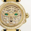 Autres montres-bijoux Panthere – 41 mm, mouvement mécanique à remontage manuel, or jaune 18 carats, diamants, bracelets en cuir interchangeables – Cartier Autres montres-bijoux Panthere – 41 mm, mouvement mécanique à remontage manuel, or jaune 18 carats, diamants, bracelets en cuir interchangeables – Cartier