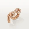 Bague Agrafe, demi-sertie