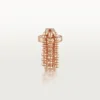 Bague Agrafe, demi-sertie