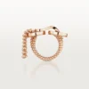 Bague Agrafe, demi-sertie