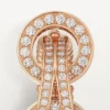 Bague Agrafe, demi-sertie