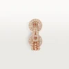 Bague Agrafe, demi-sertie