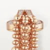 Bague Agrafe, demi-sertie
