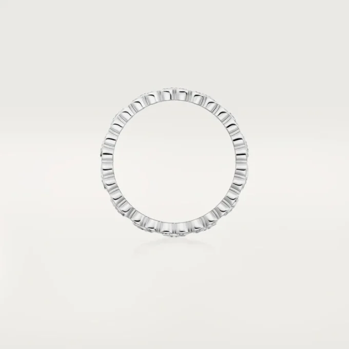 Bague Broderie de Cartier, triple rangée, diamants