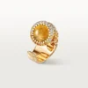 Bague Cartier Libre Polymorph, calcédoine, diamants