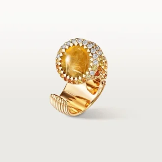 Bague Cartier Libre Polymorph, calcédoine, diamants