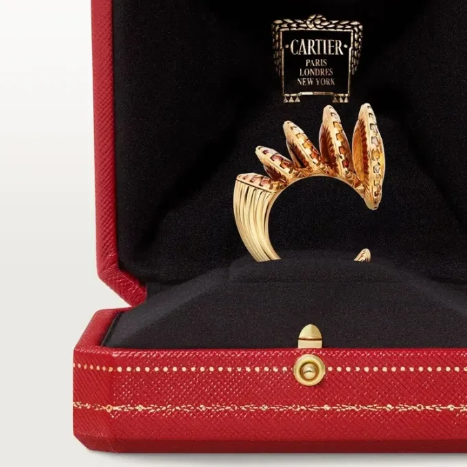 Bague Cartier Libre Polymorph, calcédoine, diamants
