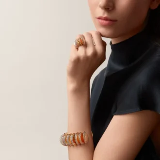 Bague Cartier Libre Polymorph, calcédoine, diamants