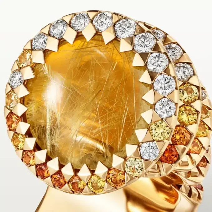 Bague Cartier Libre Polymorph, calcédoine, diamants