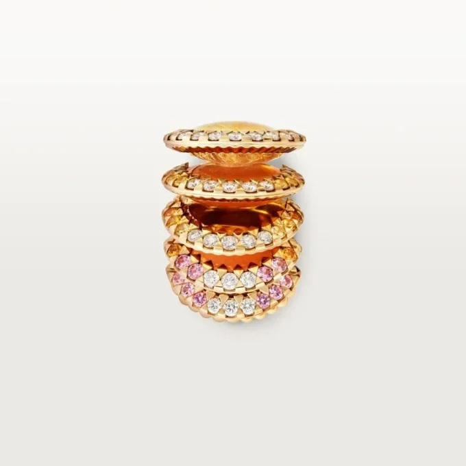 Bague Cartier Libre Polymorph, calcédoine, diamants