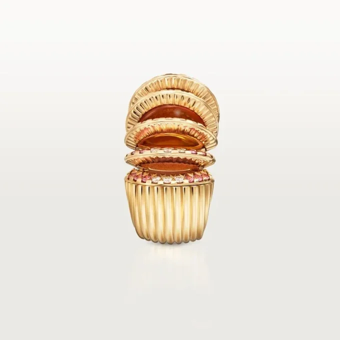 Bague Cartier Libre Polymorph, calcédoine, diamants