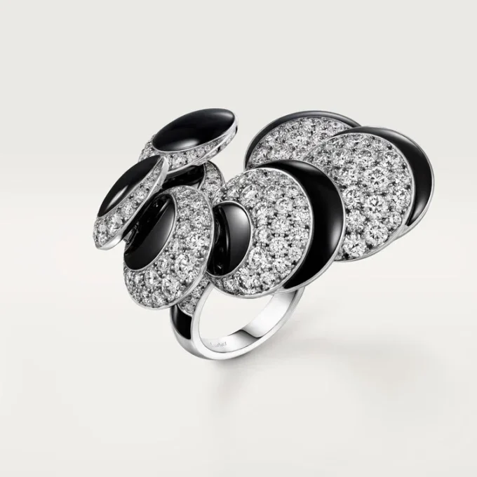 Bague Cartier Libre Polymorph, onyx, transformable