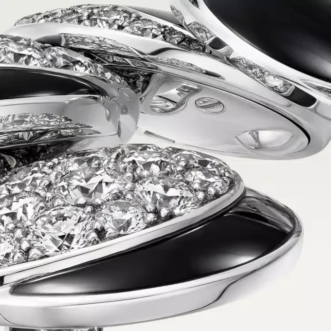 Bague Cartier Libre Polymorph, onyx, transformable