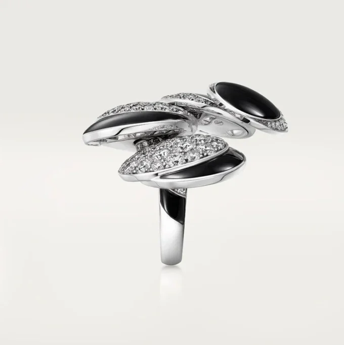 Bague Cartier Libre Polymorph, onyx, transformable
