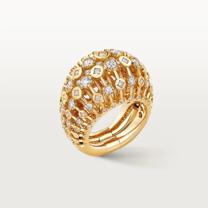Bague Cartier Libre Polymorph, transformable, diamants